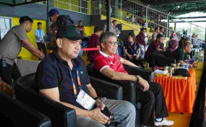 					Wali Kota Parepare di Laga PSM Makassar vs Rans Nusantara FC di Stadion GBH (ist)