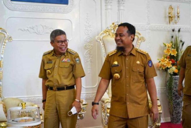 					Wali Kota Parepare Taufan Pawe menemui Gubernur Andi Sudirman Sulaiman (ist)