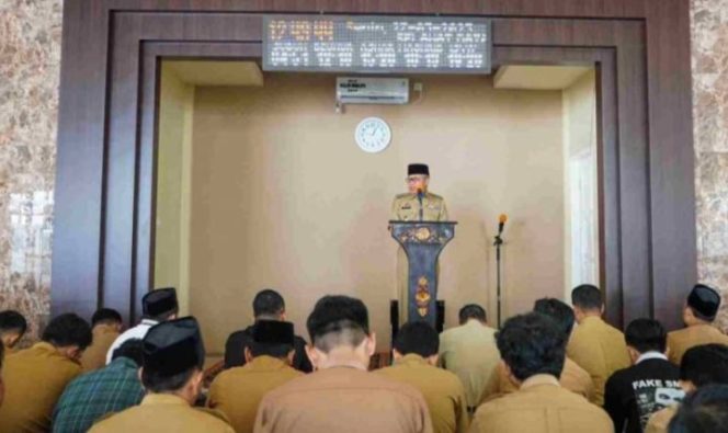 					Wali Kota parepare bawakan kultum Ramadan Perdana di Masjid Kantor Wali Kota Parepare (ist)