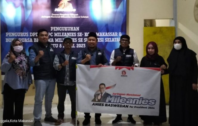 					DPW Mileanies Kukuhkan Relawan Anies Baswedan Makassar
