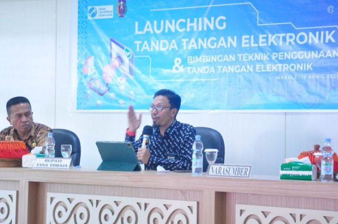 					Dinas Kominfo-SP Sulsel Bimtek Pejabat Tana Toraja Terapkan TTE