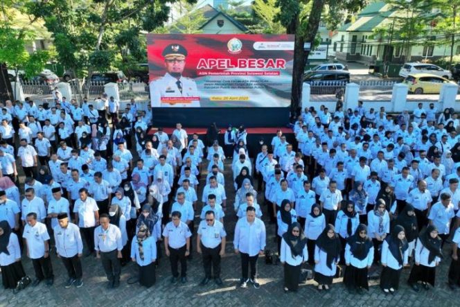 					Apel Akbar Pasca Lebaran, Andi Sudirman Ingatkan Tanggungjawab ASN