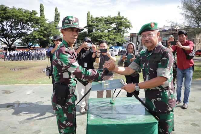 					Bupati Jeneponto Berseragam Loreng Tandai Program TMMD ke-166 Dimulai 