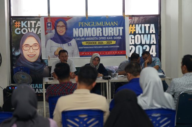 					Pertemuan pengumuman nomor urut berlangsung di Husniah Talenrang Center Jalan Hasanuddin Sungguminasa Kabupaten Gowa. (ist) 