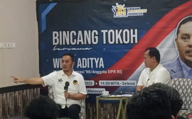 					Bincang Tokoh Bersama Willy Aditya, Rudianto Lallo: Edukasi untuk Aktivis Kampus