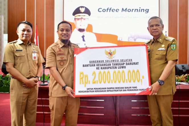 					Luwu Terima Rp 2 M Bantuan Tanggap Darurat Banjir