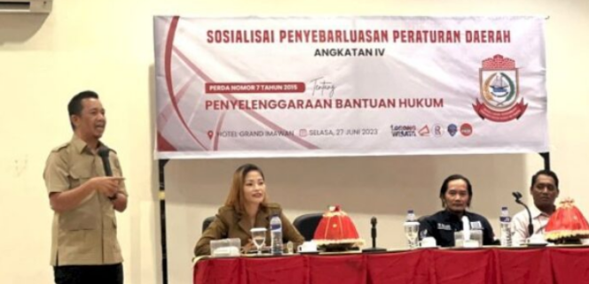 					Kasrudi Ajak Masyarakat Makassar Manfaatkan Perda Bantuan Hukum