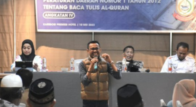 					Sahruddin Said Sosialisasikan Perda Baca Tulis Alquran, Ini Pesannya