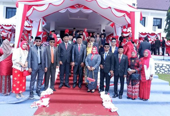 Anggota DPRD Sinjai Ikuti Upacara HUT ke-78 RI. (Foto: Facebook)