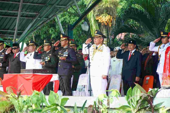 					Taufan Pawe Pimpin Upacara 17 Agustus Terakhir Sebagai Wali Kota