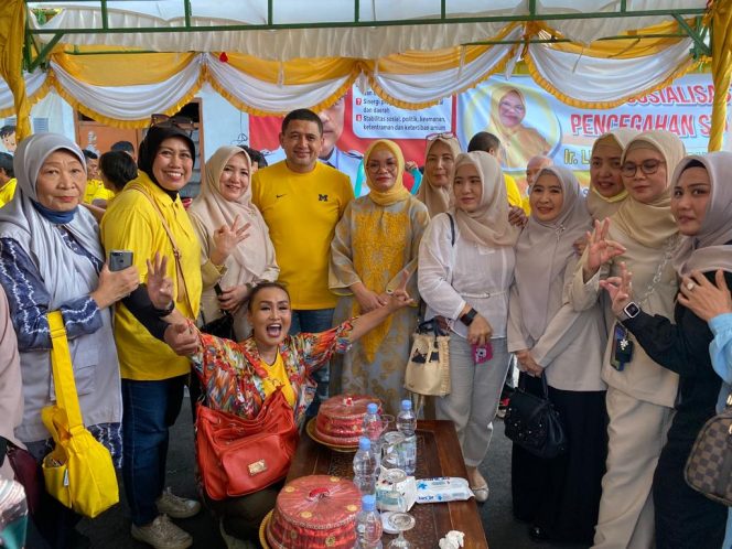 					Lies NA dan Appi Sosialisasi Pencegahan Stunting di Makassar, Ini Pesan Pentingnya