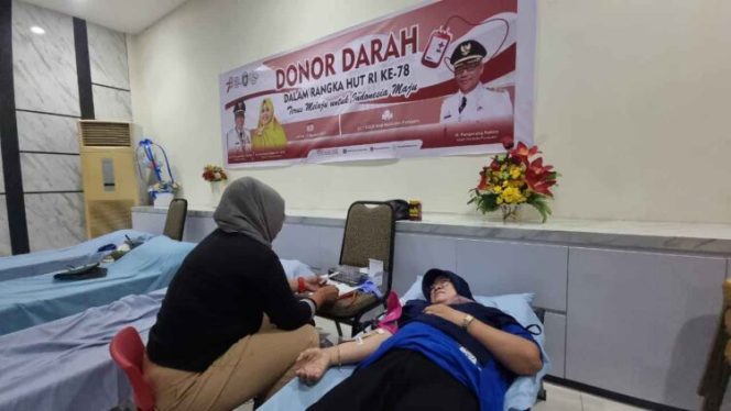 					Kegiatan Sosial Donor Darah meriahkan HUT RI ke 78 di RSUD Andi Makkasau Parepare (dok)