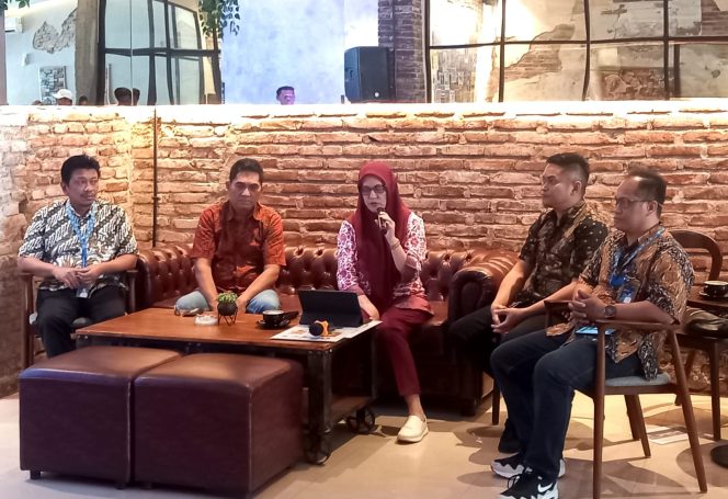 					Regional Head 4 Pelindo Enriany Muis saat menyampaikan capai pasca 2 tahun  merger (dok)