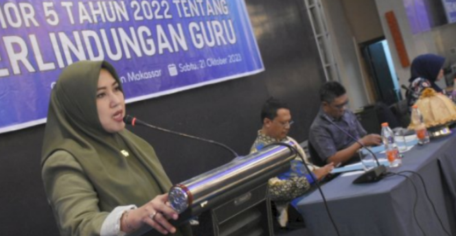 					Fatma Wahyudin Minta Perda Perlindungan Guru Diterapkan dengan Baik