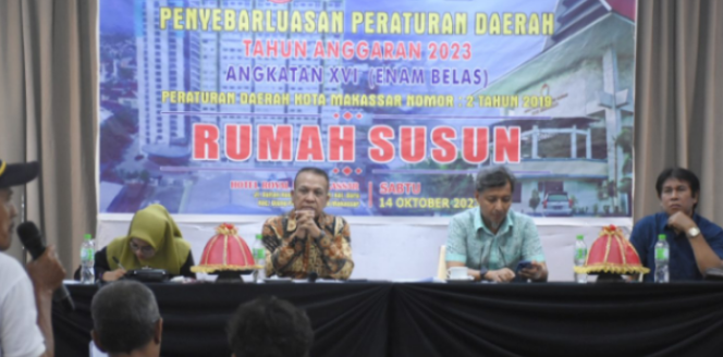 					Hasanuddin Leo Nilai Rumah Susun Dapat Meminimalisir Kepadatan Penduduk