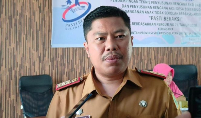 					Irwan Suaib Kadis Pendidikan Kabupaten Sinjai. (Foto: Ist)