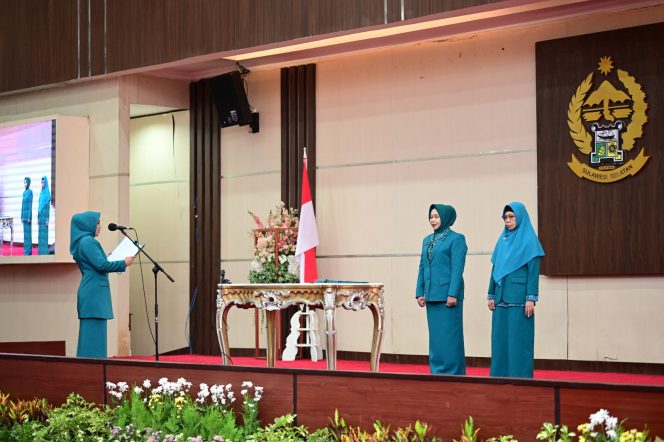 					Sofha Marwah Bahtiar Lantik Pj Ketua TP PKK Enrekang dan Parepare
