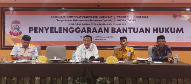 					Yunus HJ Sebut Bantuan Hukum Jamin Akses Keadilan Warga Makassar