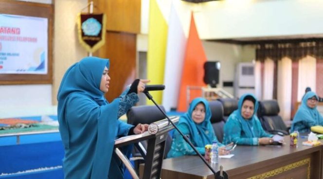 					Erna R Taufan Sambut Tim SMEP PKK Provinsi