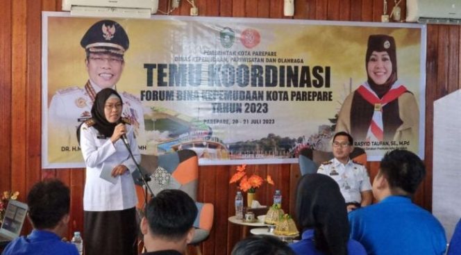 					Asisten 1 Bidang Pemerintahan Amina Amin mewakili Taufan Pawe di Temu Koordinas Forum Bina Kepemudaan Parepare (dok)