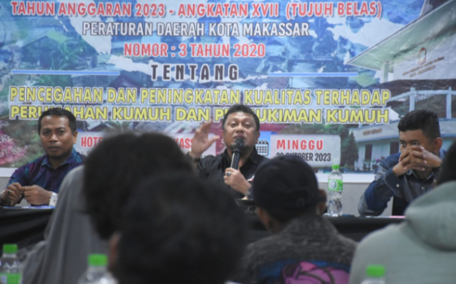 					Arifin Dg Kulle Harap Pemerintah Tingkatkan Kualitas Infrastruktur Pemukiman Kumuh di Makassar