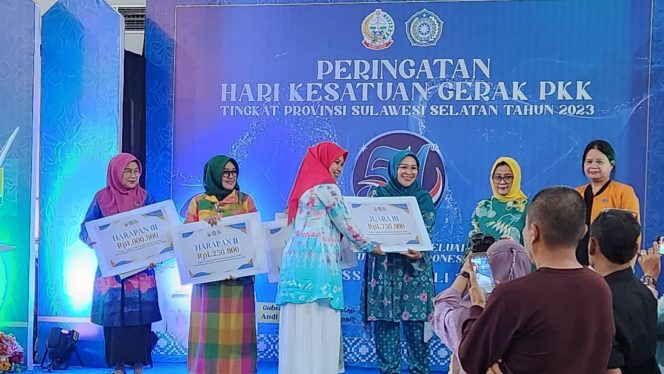 					PKK Gowa Raih Terbaik Ke-3 Kategori Rumah Gizi SMEP Tingkat Provinsi