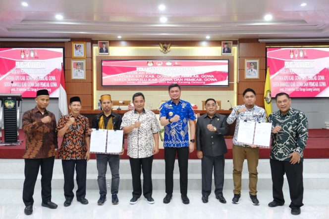 					Gowa Pertama di Sulsel Lakukan Penandatangan NPHD Pilkada 