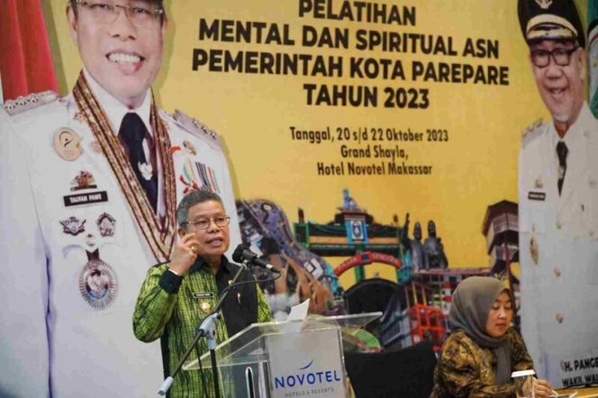 					Wali Kota Taufan Pawe di Acara Pelatihan Mental dan Spritual ASN Lingkup Pemkot Parepare (dok)