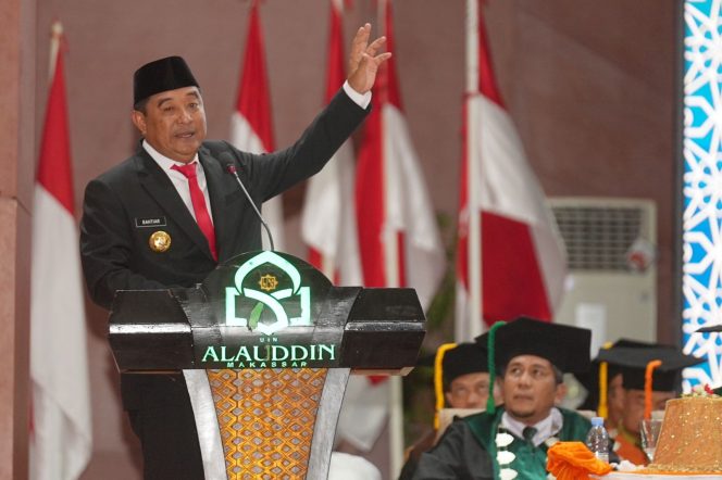 					Dies Natalis UIN Alauddin, Pj Gubernur Paparkan Lanskap Pembangunan Sulsel
