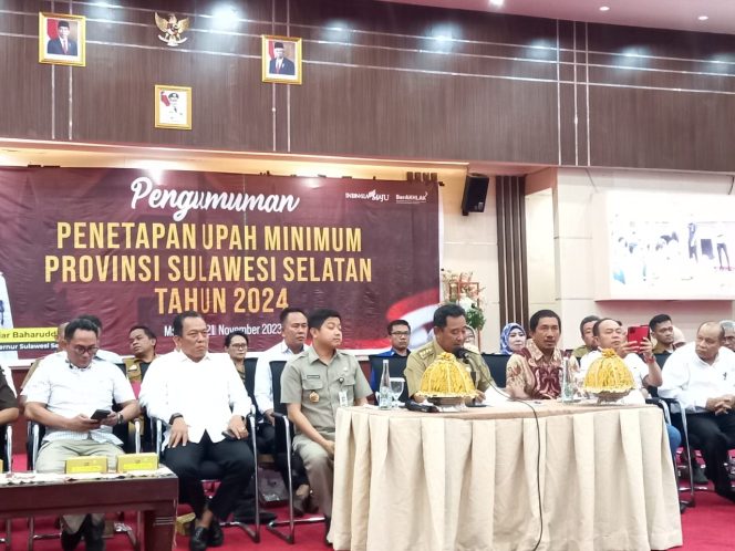 					Resmi! UMP Sulsel 2024 Naik 1,4 Persen Atau Rp 3,4 Juta Lebih