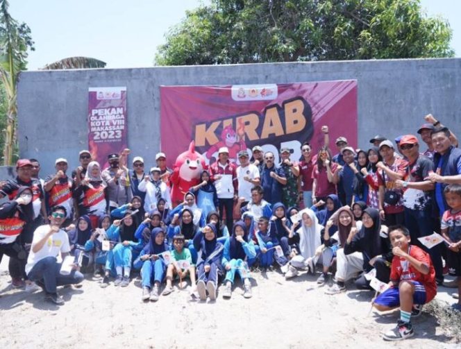 					Kirab Obor Porkot Makassar 2023 di Pulau Sangkarrang