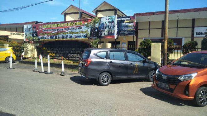 					Kasat Reskrim Polres Gowa Bantah Ada Permintaan Uang Usai Pengembangan di Lapas Kelas I Makassar. (Foto: BERITA.NEWS/ Akbar A)