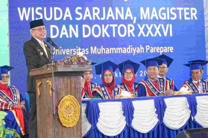 					Wali Kota Taufan Pawe hadiri prosesi wisuda Universitas Muhammadyah Parepare (UMPAR)
