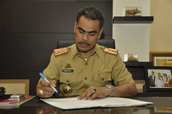 					Kepala Dinas Perindustrian dan Perdagangan Sulsel Ahmadi Akil (dok)