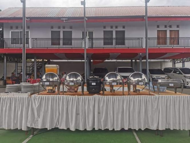 					Makanan yang Disajikan Pihak Catering di Rujab Bupati Sinjai. (Foto: Ist)