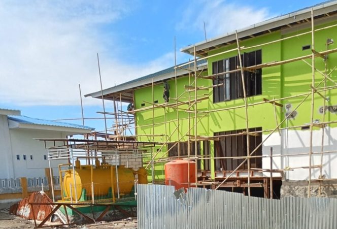 					Pembangunan Gedung Puskesmas Pulau Sembilan, Kabupaten Sinjai. (Foto: Ist)