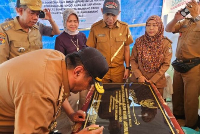 					Peresmian SPAM di Bonetambu, Camat Sangkarrang: Semoga Ini Bermanfaat untuk Masyarakat Kami