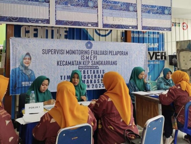 					Lakukan Supervisi ke PKK Sangkarrang, TP PKK Makassar Harapkan Ini