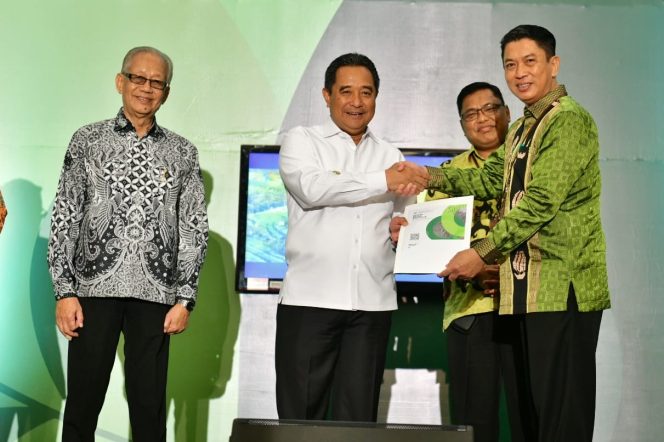 					Pj Gubernur Sulsel Bahtiar Baharuddin saat hadiri Rakorda BPS se-Sulsel di Hotel Dalton Makassar (dok)