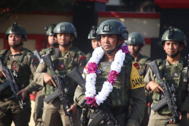 					Apel Penyambutan 31 Personel Brimob Bone. (Foto: Ist)