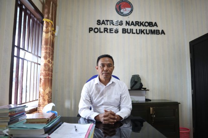 					Kasat Narkoba Polres Bulukumba, AKP Syamsuddin. (Foto: Ist)