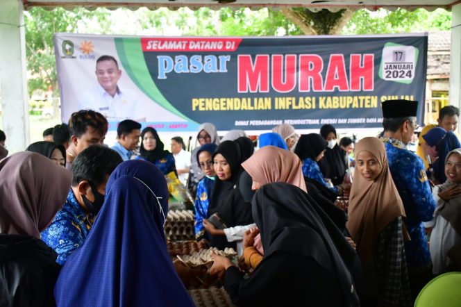 					Pasar Murah Pemkab Sinjai di Kecamatan Sinjai Selatan. (Foto: Ist/ Humas Kominfo)