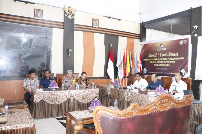 					Rapat Koordinasi Bawaslu Terkait Jadwal Pelaksanaan Kampanye. (Foto: Ist)