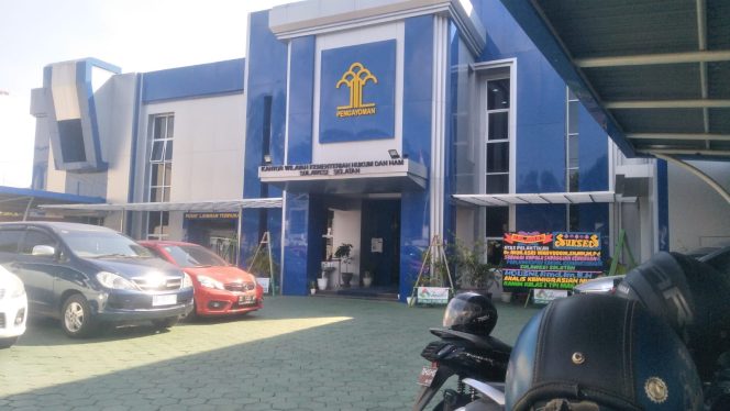 					Kantor Kementrian Hukum dan HAM Wilayah Sulawesi Selatan. (Foto: BERITA.NEWS/ Akbar A)