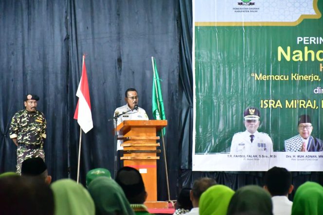 					Sekda Sinjai Andi Jefrianto Saat Hadiri Puncak Peringatan Harlah ke-101 Nahdlatul Ulama. (Foto: Ist/ Humas Kominfo)