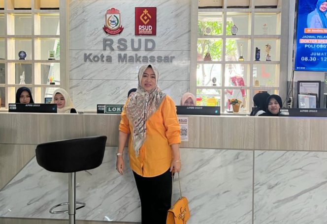 					Inovasi Layanan Via Barcode, Rusmayani Madjid: 80,54 % Pasien RSUD Makassar Sangat Puas