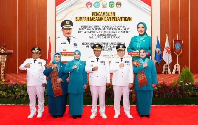 					Pj Gubernur Lantik Muh Saleh Jabat Pj Bupati Luwu, Batara di Wajo