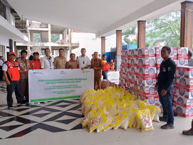 					Pegadaian Kanwil Makassar Peduli Salurkan Bantuan Korban Banjir Makale
