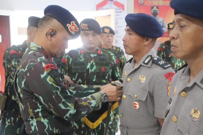 					21 Pejabat Batalyon C Pelopor Sat Brimob Polda Sulsel Dikukuhkan. (Foto: Ist)