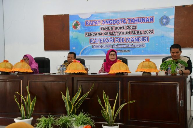 					RAT Tahun 2023 Koperasi PKK Mandiri Kabupaten Sinjai. (Foto: Ist)